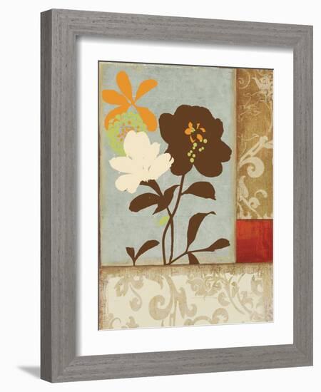 Floral Damask I-Andrew Michaels-Framed Art Print