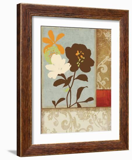 Floral Damask I-Andrew Michaels-Framed Art Print