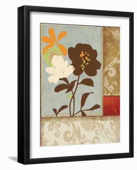 Floral Damask I-Andrew Michaels-Framed Art Print
