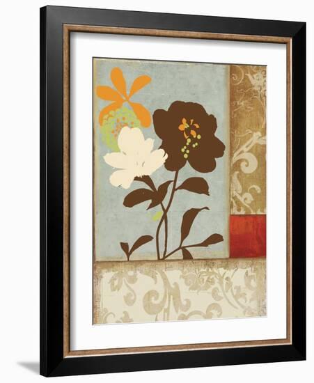 Floral Damask I-Andrew Michaels-Framed Art Print