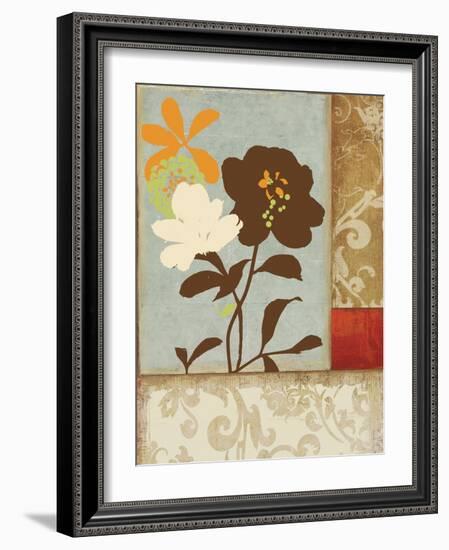 Floral Damask I-Andrew Michaels-Framed Art Print