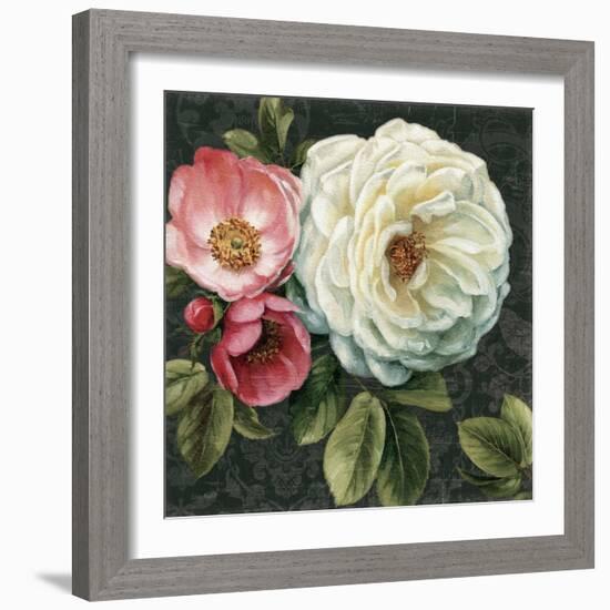 Floral Damask II-Lisa Audit-Framed Premium Giclee Print