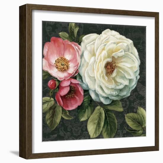 Floral Damask II-Lisa Audit-Framed Art Print