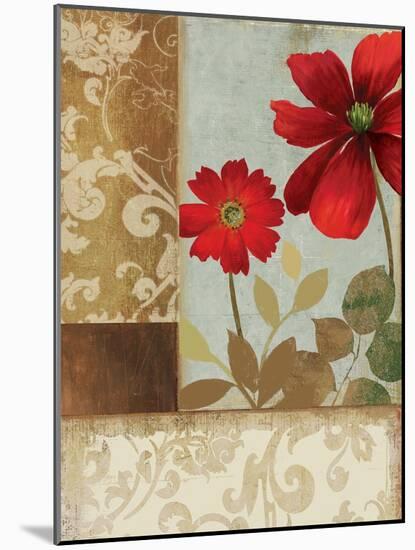 Floral Damask II-Andrew Michaels-Mounted Art Print