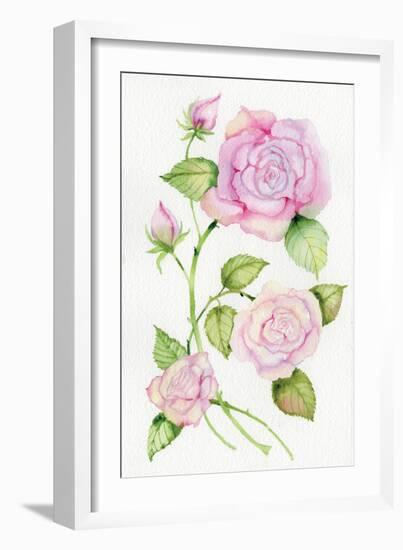 Floral Delight IV-Kathleen Parr McKenna-Framed Art Print