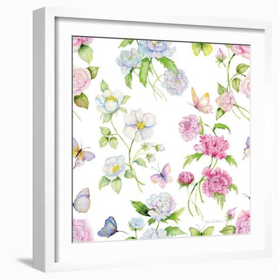 Floral Delight Pattern III-Kathleen Parr McKenna-Framed Art Print