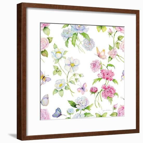 Floral Delight Pattern III-Kathleen Parr McKenna-Framed Art Print