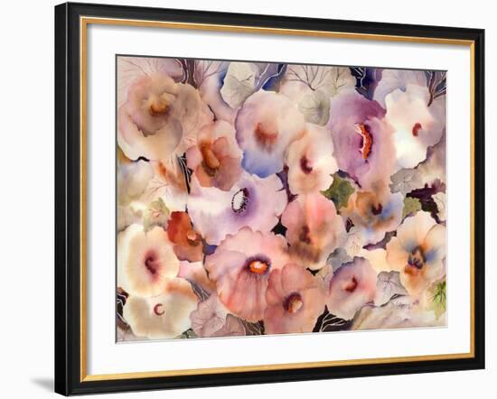 Floral Dreams-Neela Pushparaj-Framed Giclee Print