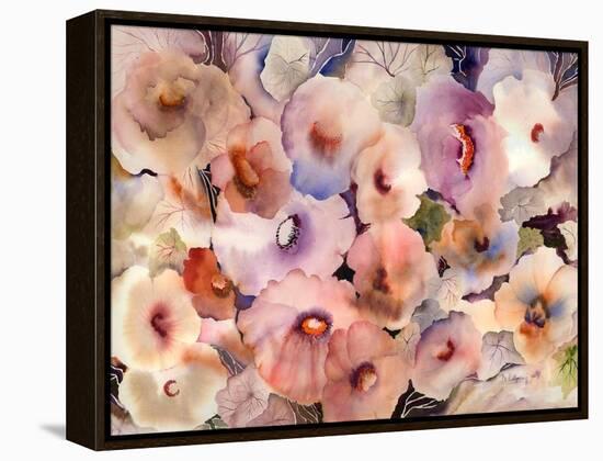 Floral Dreams-Neela Pushparaj-Framed Premier Image Canvas