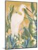 Floral Egret II-June Vess-Mounted Art Print