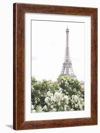 Floral Eiffel-Carina Okula-Framed Giclee Print