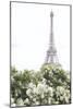 Floral Eiffel-Carina Okula-Mounted Giclee Print