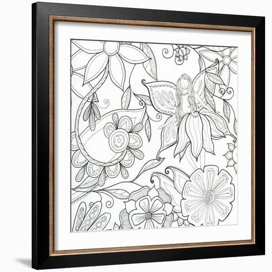 Floral & Fairy-Pam Varacek-Framed Premium Giclee Print