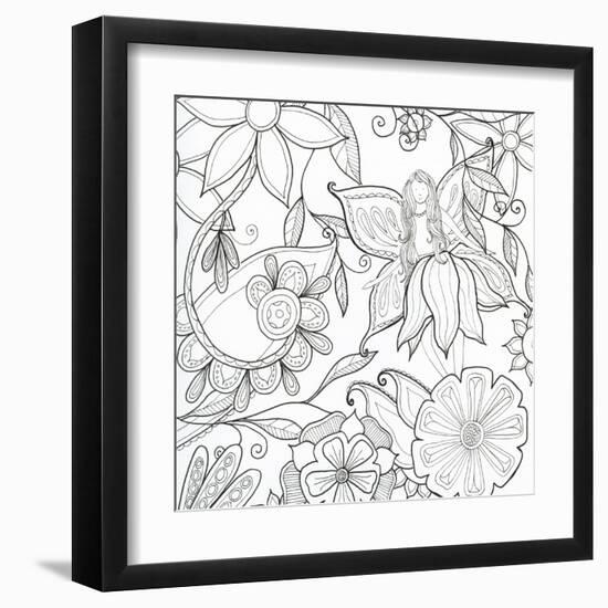 Floral & Fairy-Pam Varacek-Framed Art Print