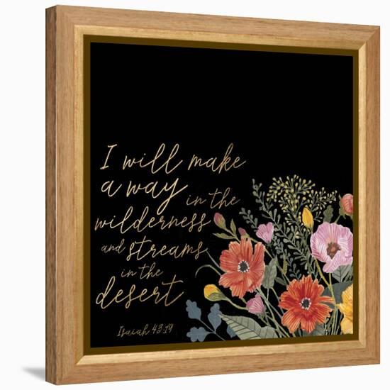 Floral Faith IV-Studio W-Framed Stretched Canvas