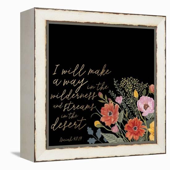 Floral Faith IV-Studio W-Framed Stretched Canvas