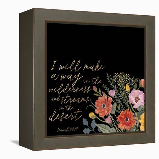 Floral Faith IV-Studio W-Framed Stretched Canvas