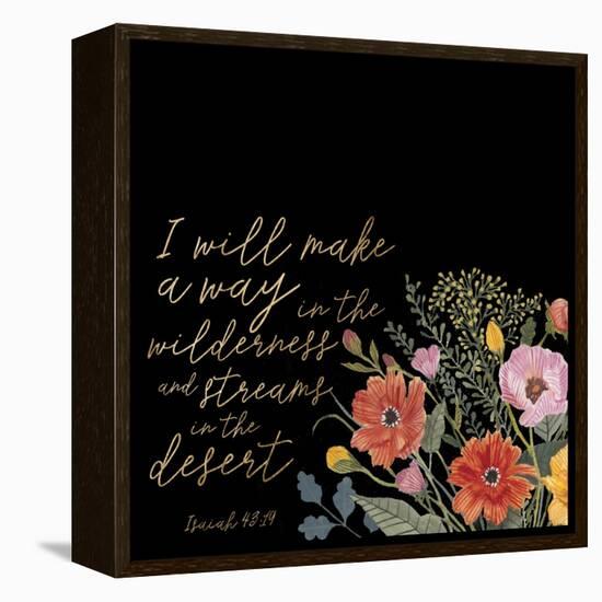 Floral Faith IV-Studio W-Framed Stretched Canvas