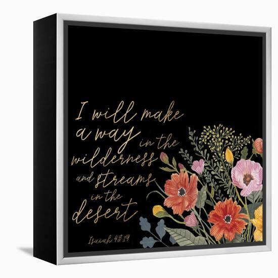 Floral Faith IV-Studio W-Framed Stretched Canvas