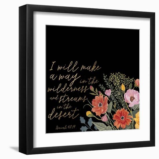 Floral Faith IV-Studio W-Framed Art Print