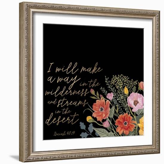 Floral Faith IV-Studio W-Framed Art Print