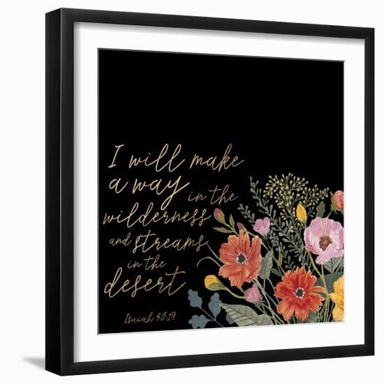 Floral Faith IV-Studio W-Framed Art Print