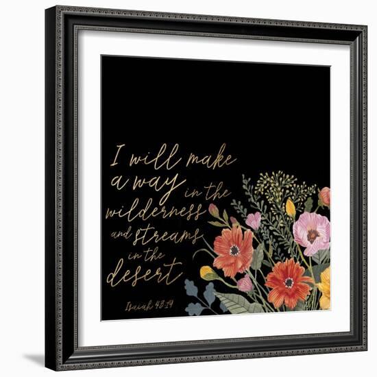 Floral Faith IV-Studio W-Framed Art Print