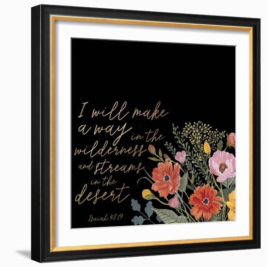 Floral Faith IV-Studio W-Framed Art Print