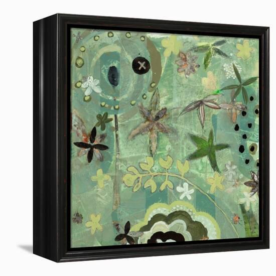 Floral Fantasies 1-Aleah Koury-Framed Stretched Canvas