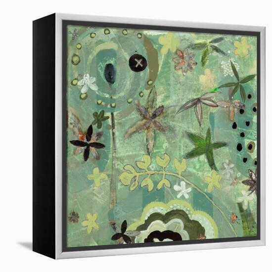 Floral Fantasies 1-Aleah Koury-Framed Stretched Canvas