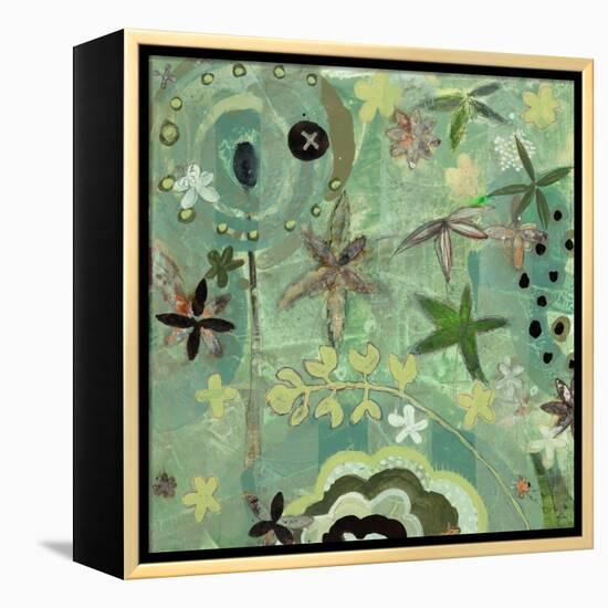 Floral Fantasies 1-Aleah Koury-Framed Stretched Canvas