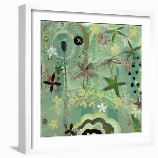 Floral Fantasies 1-Aleah Koury-Framed Art Print