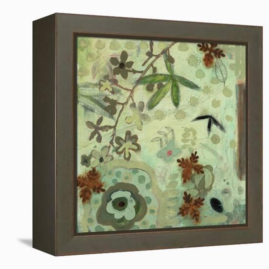 Floral Fantasies 3-Aleah Koury-Framed Stretched Canvas