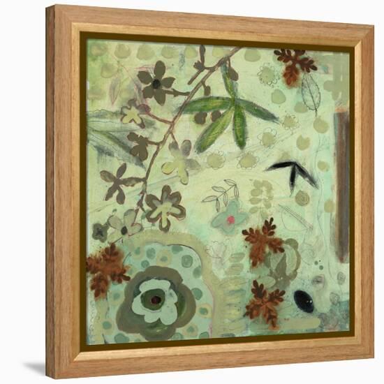 Floral Fantasies 3-Aleah Koury-Framed Stretched Canvas