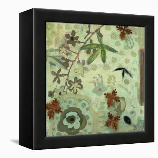 Floral Fantasies 3-Aleah Koury-Framed Stretched Canvas