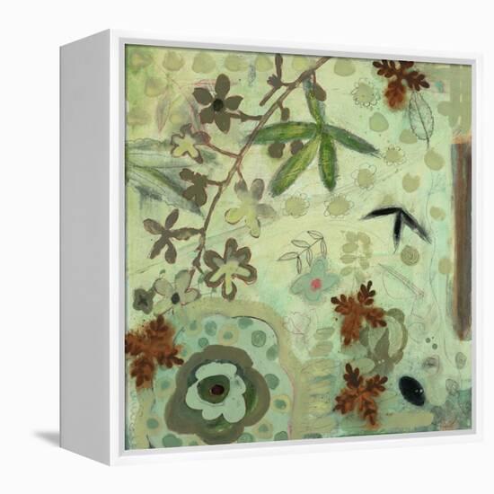 Floral Fantasies 3-Aleah Koury-Framed Stretched Canvas