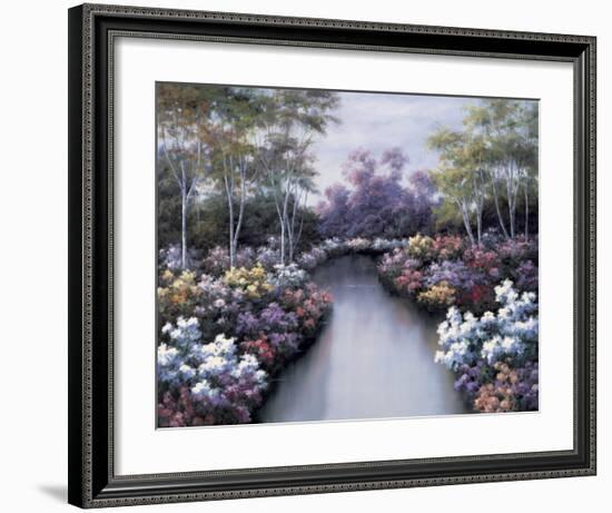 Floral Fantasy-Diane Romanello-Framed Art Print