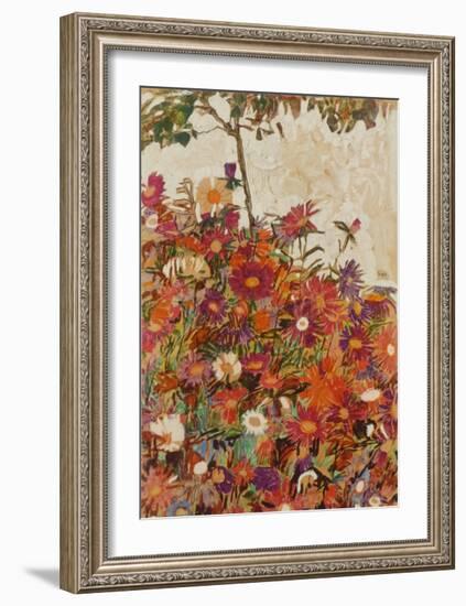 Floral Field-Egon Schiele-Framed Collectable Print