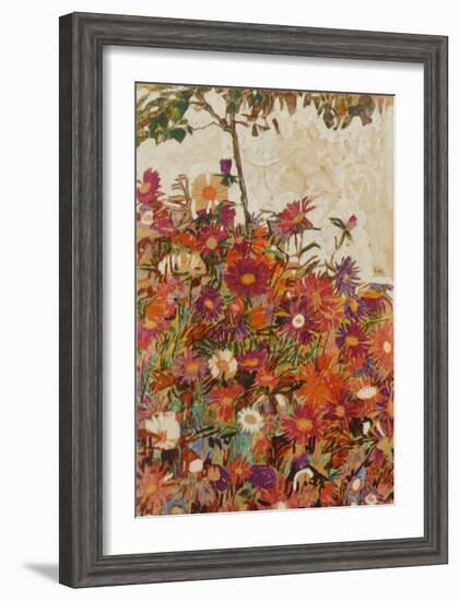 Floral Field-Egon Schiele-Framed Collectable Print