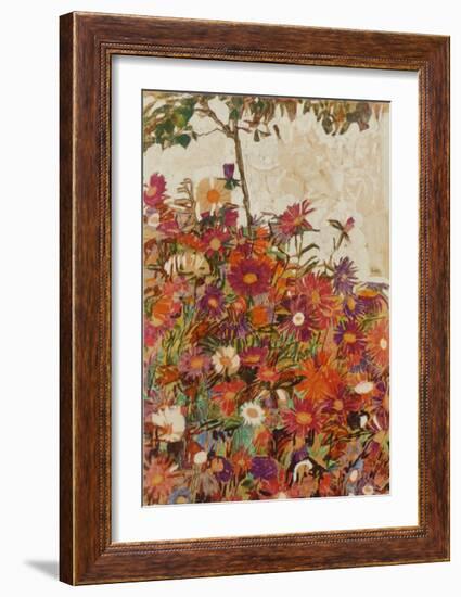 Floral Field-Egon Schiele-Framed Collectable Print