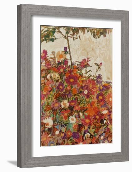 Floral Field-Egon Schiele-Framed Collectable Print