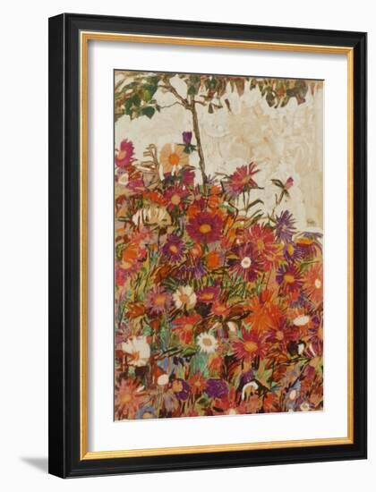 Floral Field-Egon Schiele-Framed Collectable Print