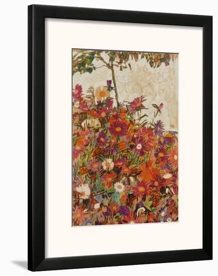 Floral Field-Egon Schiele-Framed Art Print