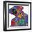 Floral Figure - Glance-Gerry Baptist-Framed Giclee Print