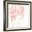 Floral Figures I Pink Gold Sq-Anne Tavoletti-Framed Art Print