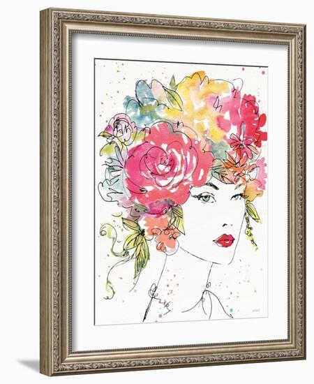 Floral Figures I-Anne Tavoletti-Framed Art Print