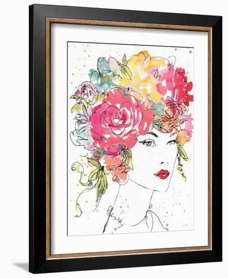 Floral Figures I-Anne Tavoletti-Framed Art Print