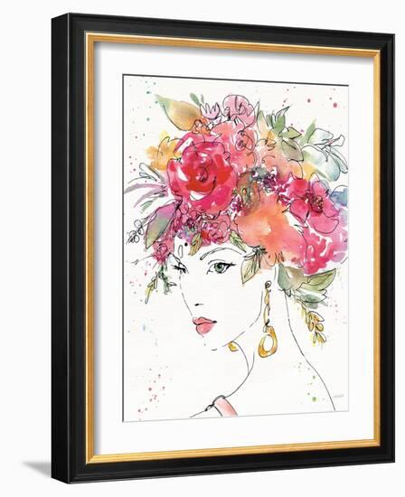 Floral Figures II-Anne Tavoletti-Framed Art Print