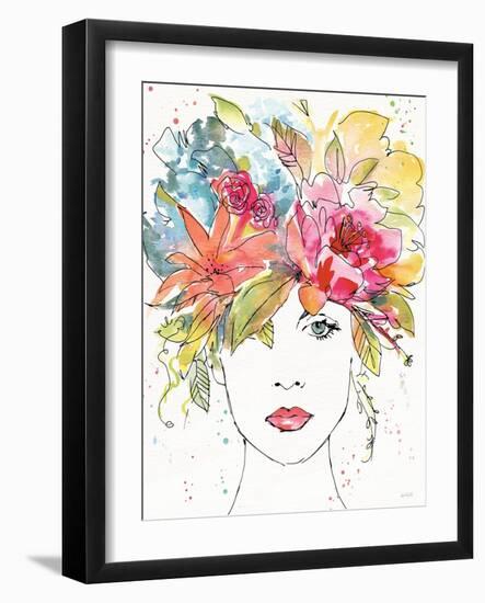 Floral Figures III-Anne Tavoletti-Framed Art Print