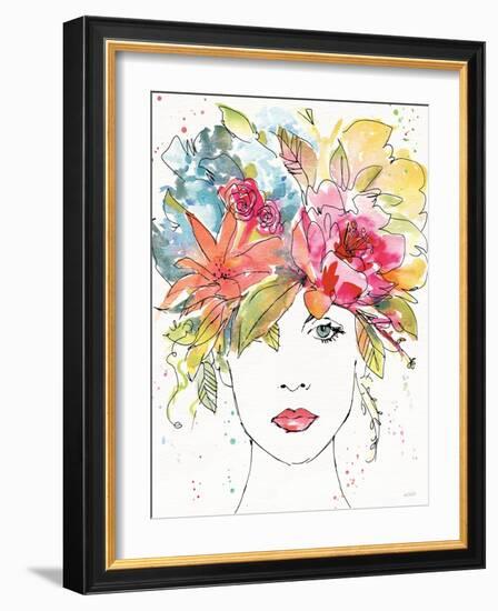 Floral Figures III-Anne Tavoletti-Framed Art Print